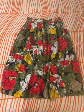 Vintage Hunter Sportswear Abstract Floral Skirt Size 10